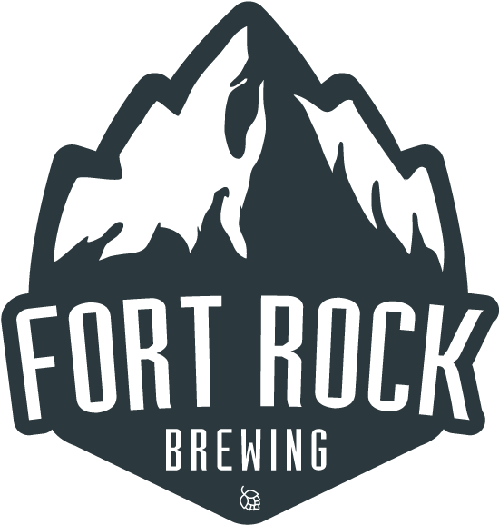 Fort Rock Brewing - Fort Rock Brewing Logo (592x622), Png Download