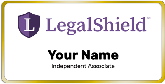 Legalshield Name Badge - Parallel (620x620), Png Download