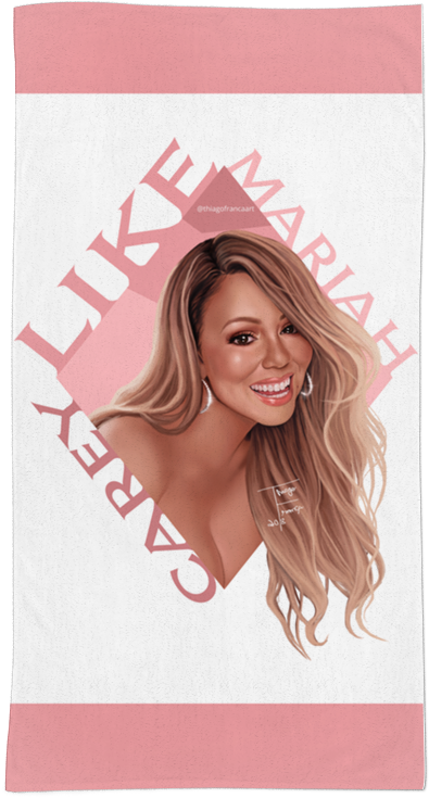 Toalha Carey Like Mariah De Thiago França Artna - Blond (800x800), Png Download