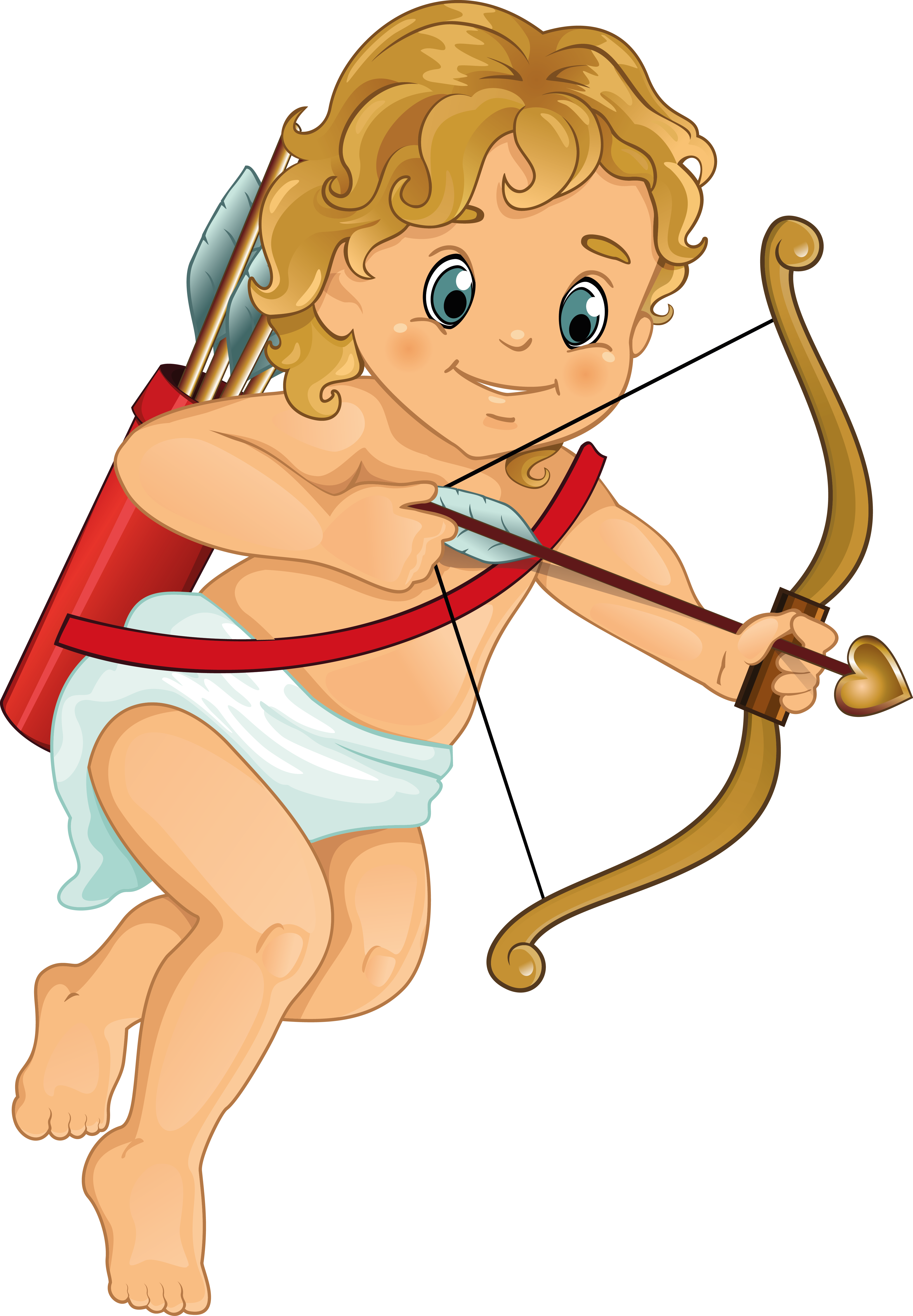 Cherub Angel Cupid Illustration - Cupid (4039x5817), Png Download