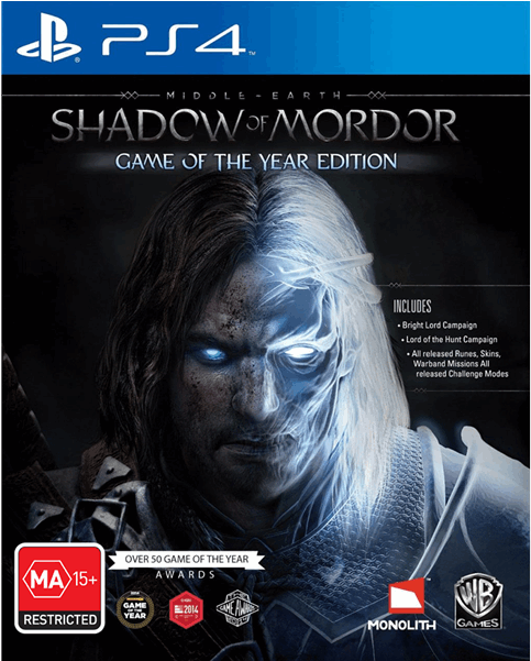 Shadow Of Mordor - Middle Earth ™ Shadow Of Mordor ™ Game (600x600), Png Download