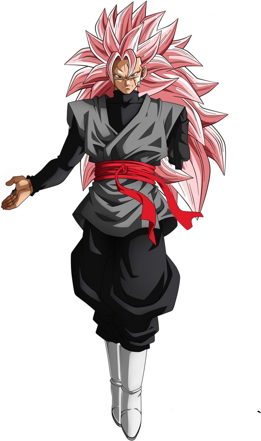 Future Gohan Black - Goku Black Ssj Rose 3 (1024x1550), Png Download
