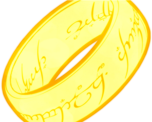 Lord Of The Rings Clipart One Ring - Close-up (640x480), Png Download