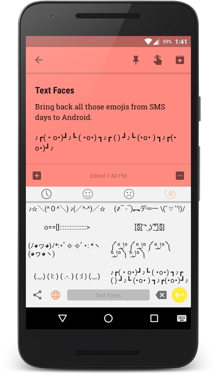 Text Faces For Android - Iphone (525x900), Png Download