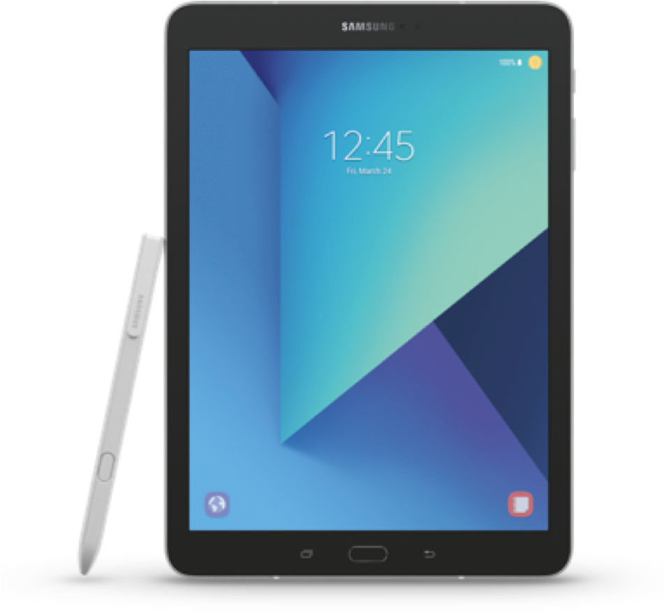 Samsung Galaxy Tab S3 With S Pen 2017 (950x1276), Png Download
