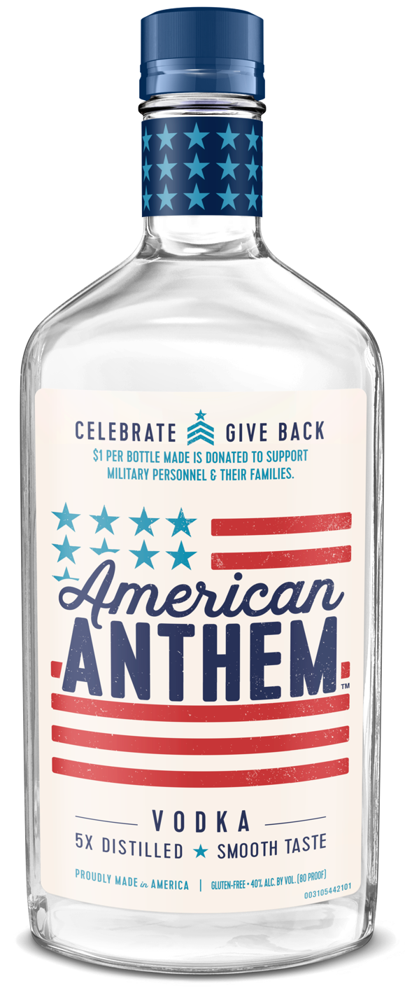 American Anthem - American Anthem Vodka Png (579x1443), Png Download