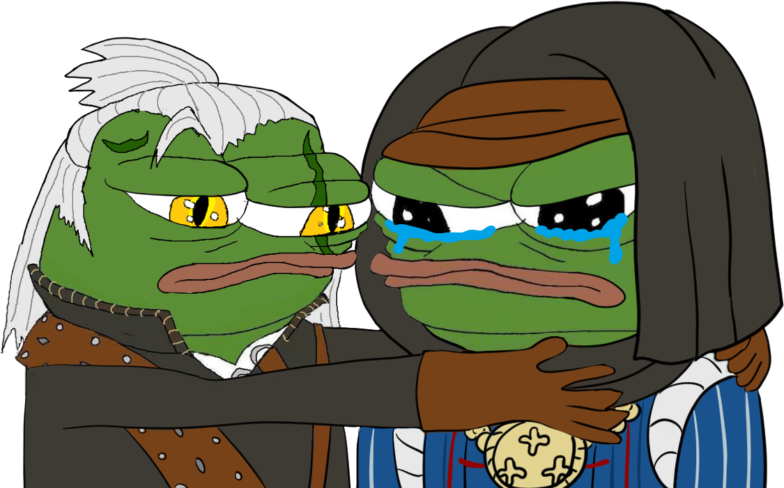 View Samegoogleiqdbsaucenao 1548810789213 , - Geralt Of Rivia Pepe (1141x706), Png Download