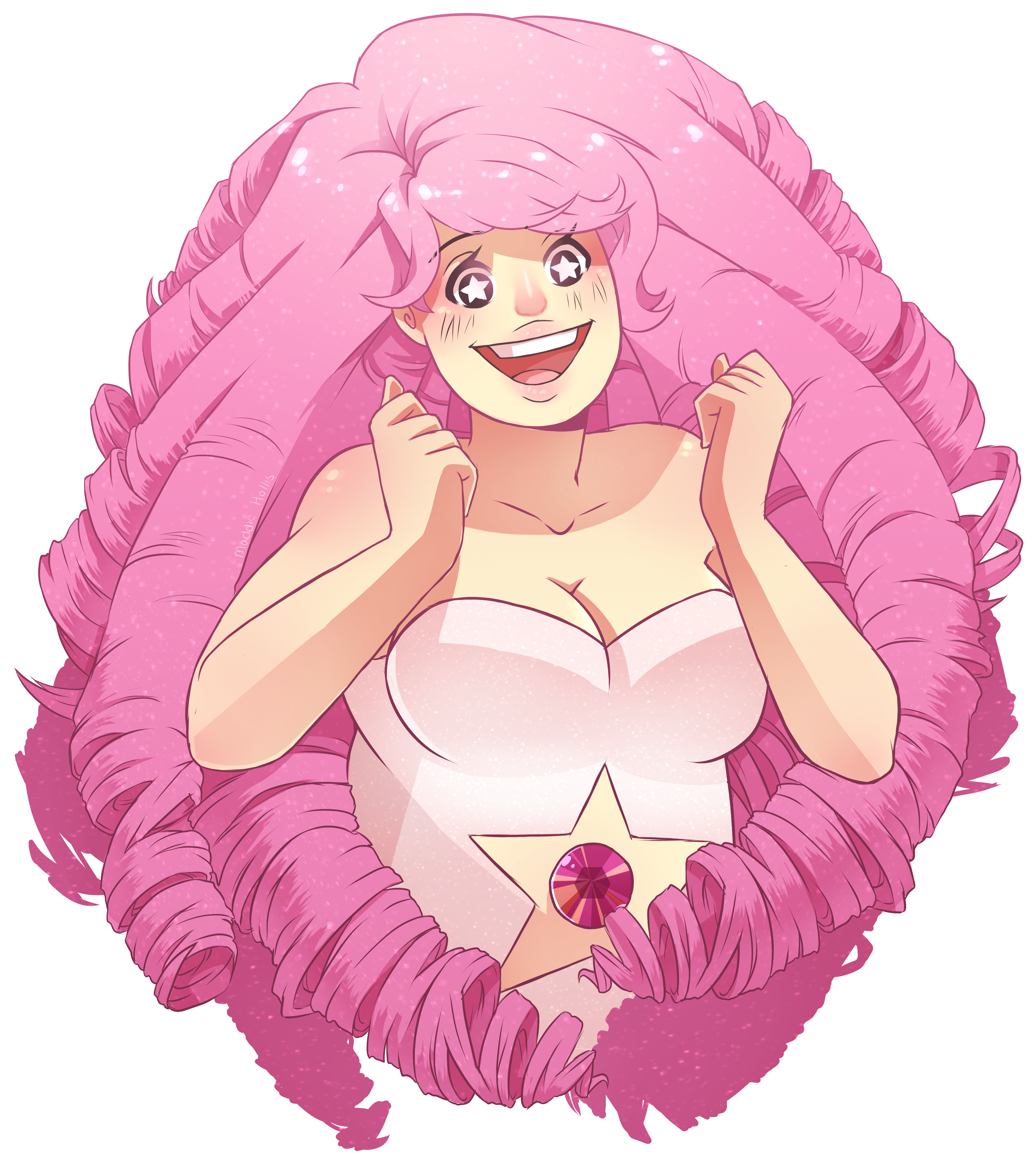 [ R O S E Q U A R T Z ] - Illustration (3600x4200), Png Download