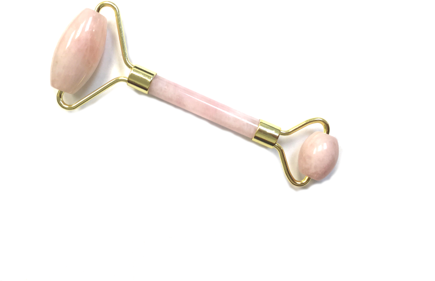 Rose Quartz Roller - Body Jewelry (864x648), Png Download