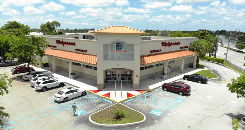 Walgreens Delray Beach, Florida - Commercial Building (1400x432), Png Download