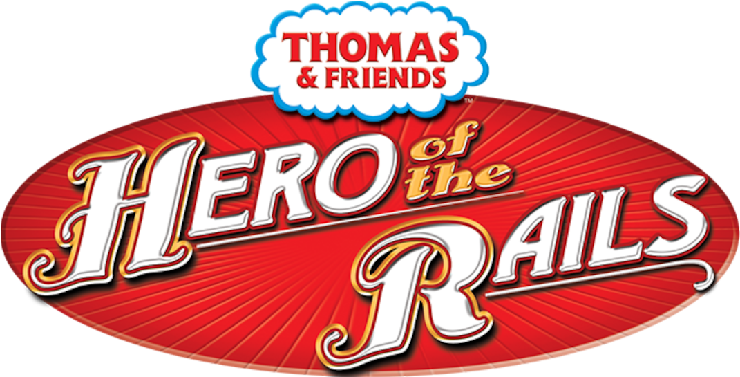 Thomas & Friends - Hero Of The Rails Logo (1280x544), Png Download