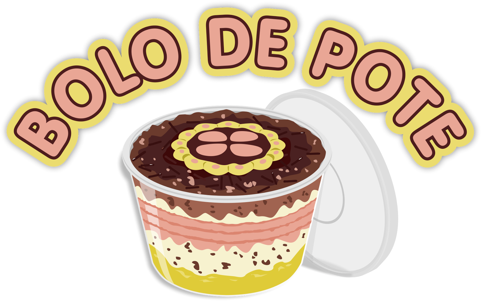 Placa Bolo De Pote (1600x1001), Png Download