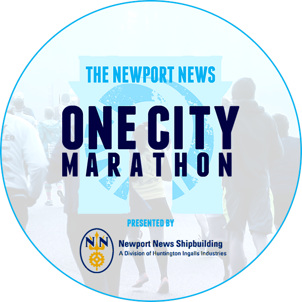 One City Marathon - Newport News Shipbuilding (597x597), Png Download
