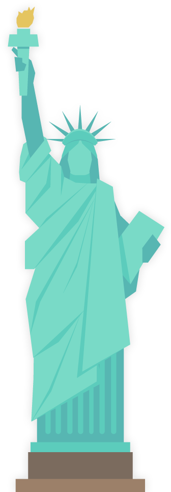 Statue Of Liberty / Estatua De La Libertad - Statue Of Liberty (1000x1000), Png Download