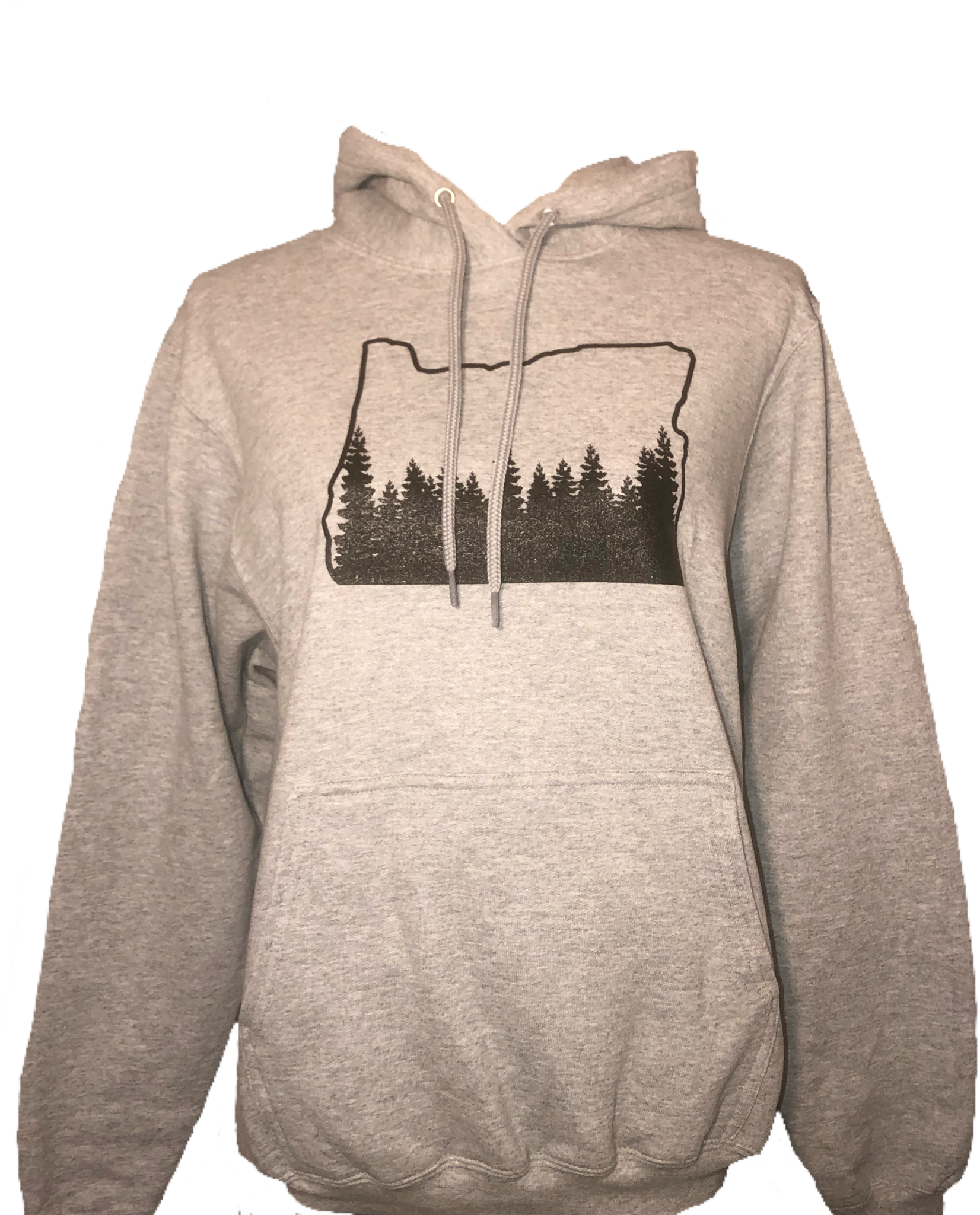 Load Image Into Gallery Viewer, Oregon Outline Sweatshirt - Hoodie (2048x2048), Png Download