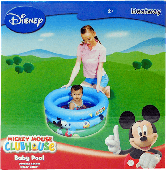 Rounded Mickey Pool Cm - Mickey Mouse Clubhouse (595x586), Png Download
