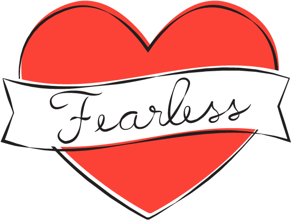 Vector Library Stock Fearless Baking Bend - Fearless Heart (612x612), Png Download