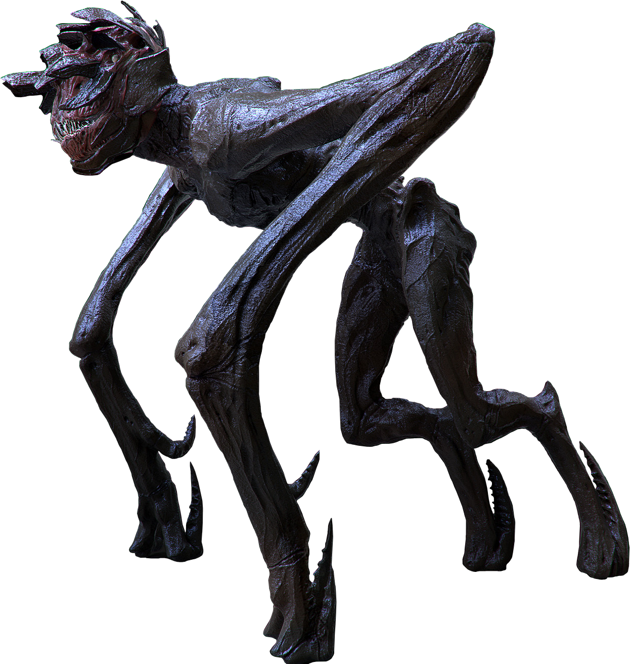 Hostile Species - Monster From A Quiet Place (1320x1378), Png Download