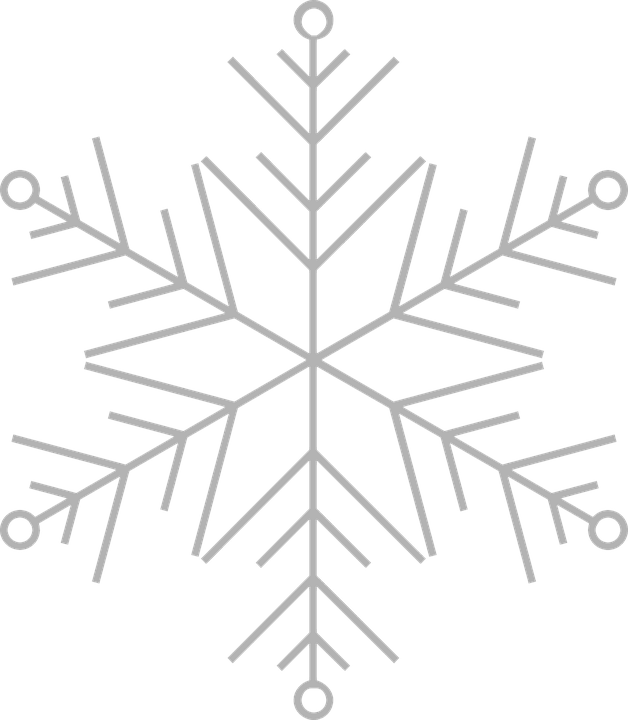 Snowflake Frost Ice U00b7 Free Vector Graphic On Pixabay - Basic Snowflake (628x720), Png Download