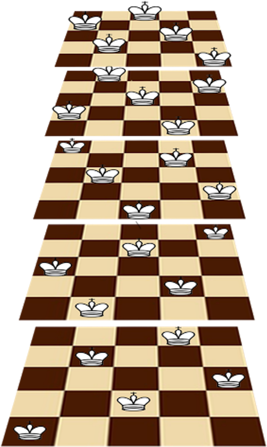 The Solution To This Problem Can Be Visualised As Shown - Chess (1200x1696), Png Download