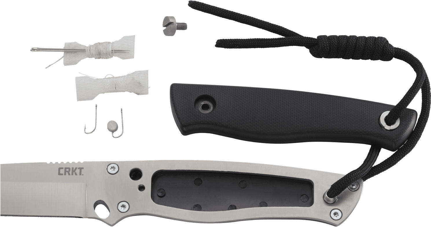 Crkt Tsr Terzuola Survival Rescue Knife (1840x824), Png Download