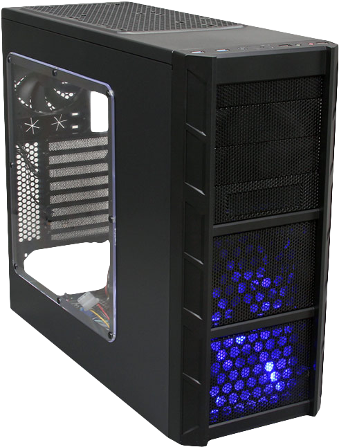 Budget Rosewill Patriot Gaming Case Specs - Computer Case (960x720), Png Download