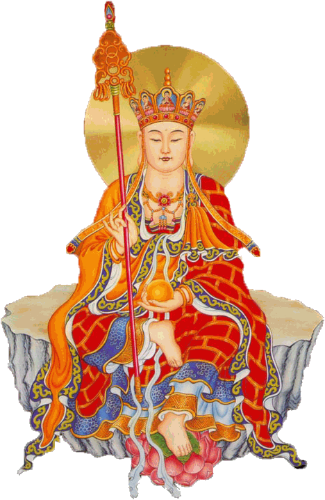 Kshitigarbha - Di Zhang Wang Pusa (468x718), Png Download