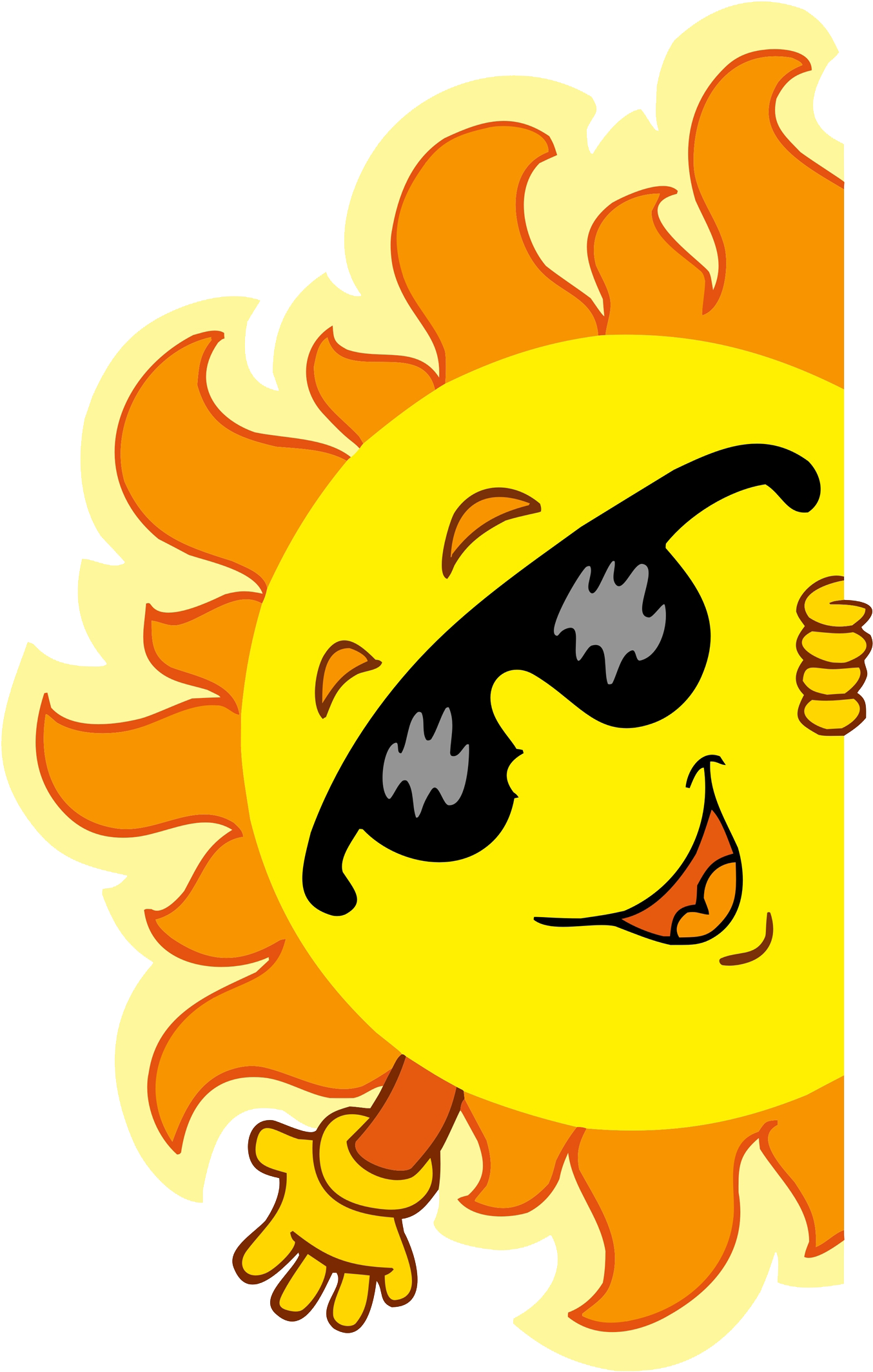Sunglasses Sun Photography Royalty-free In The Cartoon - Cartoon (1540x2269), Png Download