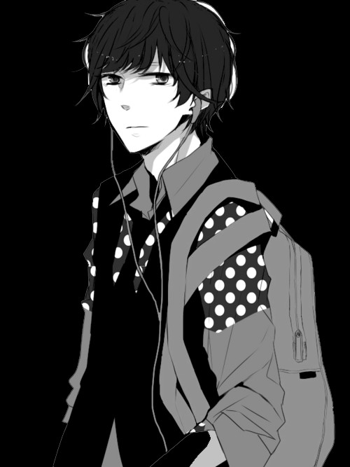 Manga Boy, Free Png Collection - Violent Anime Boy (500x667), Png Download