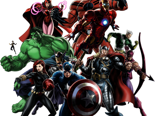 Avengers Clipart Avengers Logo - Chibi Avengers Images 1000x1000 Png File (640x480), Png Download