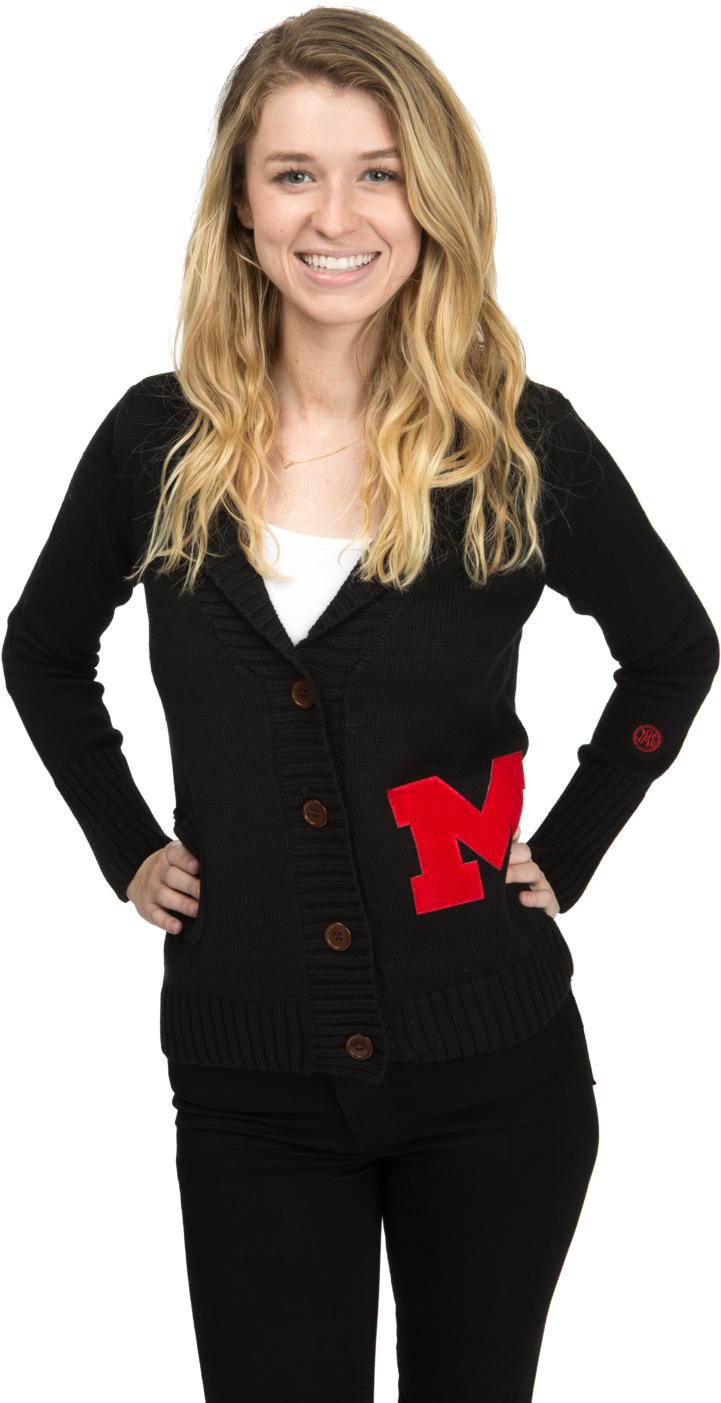 University Of Maryland Terrapins Women's Letterman - Girl (1000x1500), Png Download