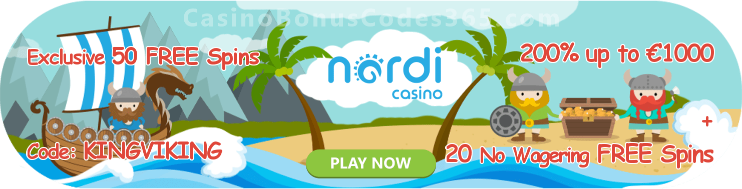 Nordicasino Exclusive 50 Free Spins Welcome Offer - Vacation (1482x378), Png Download
