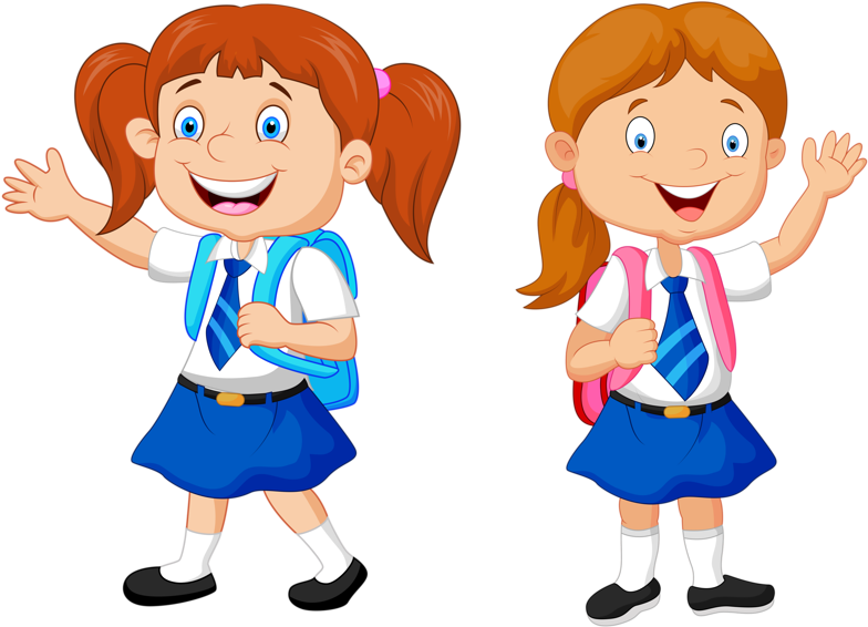 Фото, Автор Soloveika На Яндекс - Girls In School Clipart (800x590), Png Download
