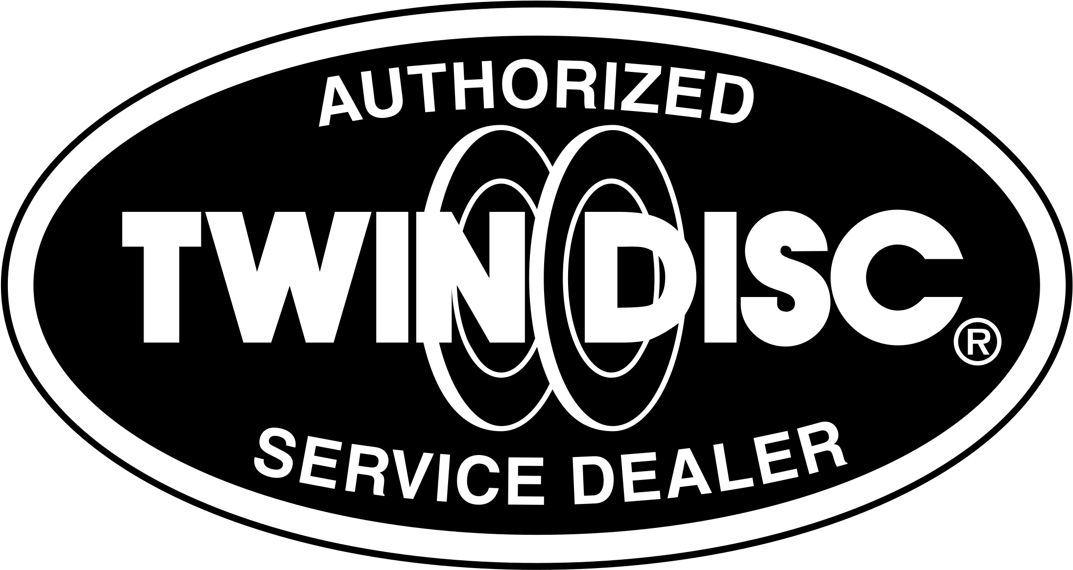 Twin Disc Logo Png Transparent - Twin Disc (2400x2400), Png Download