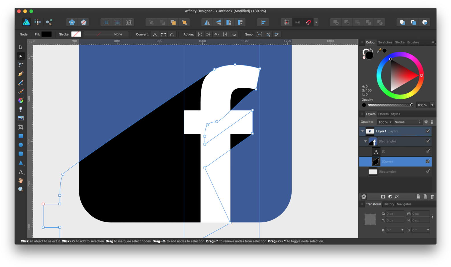 Finally, We Can Give This Layer A Low Transparency - Affinity Designer (1600x950), Png Download