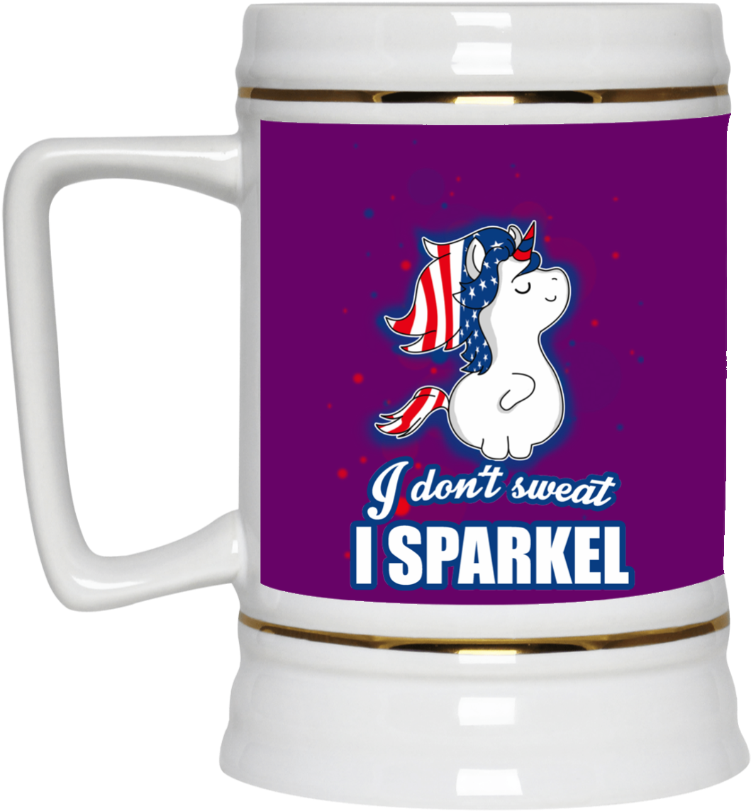 I Don't Sweat I Sparkle Mug - Mug (1155x1155), Png Download