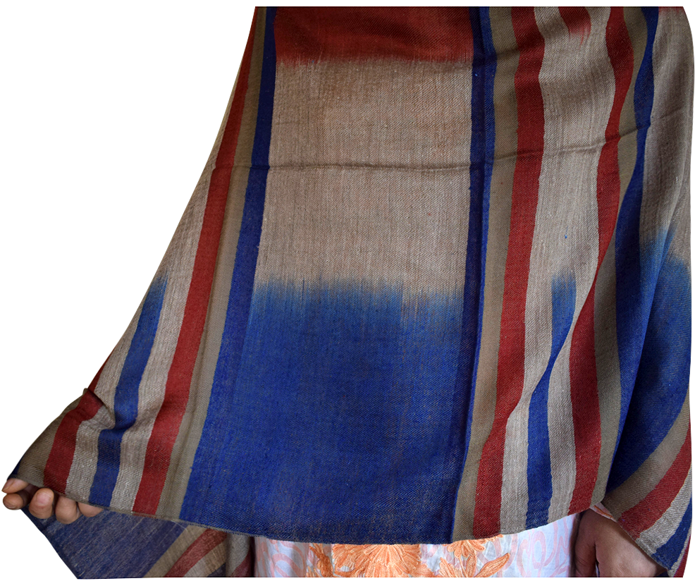 Gi Kashmir Pashmina Tri- Colour Khudrang Alternate - Miniskirt (1000x1000), Png Download