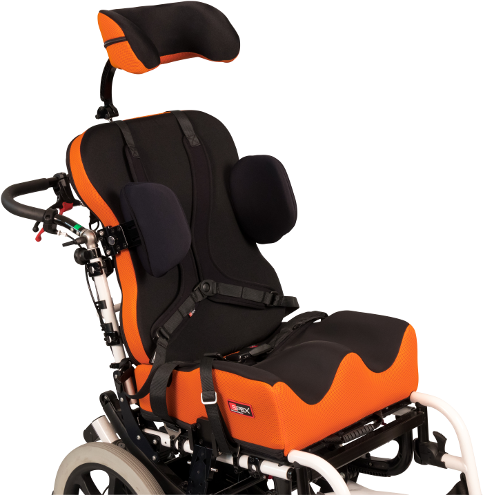 Spex Back Support Rectangle Shape 12x16 [1255 1216 - Wheelchair With Back Support (800x755), Png Download