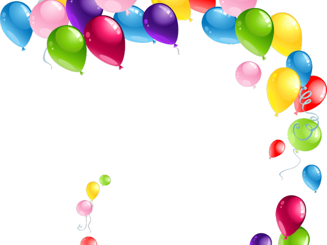 Birthday Balloons Png - Transparent Birthday Balloons Png (640x480), Png Download