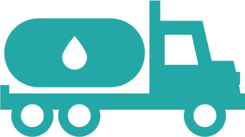 Delivery Clipart Cool Truck - Water Truck Icon (1060x1060), Png Download