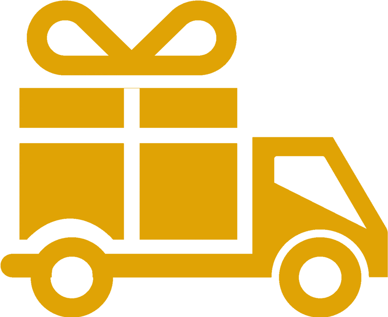 Fast And Free Delivery - Delivery Car Vector Icon (1350x1098), Png Download