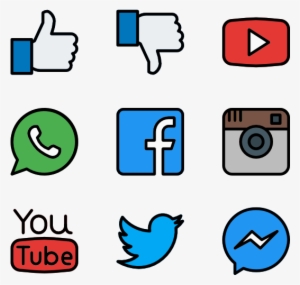 Social Media Logos Png Web Design 50 Free Icons Svg - Iconic Social ...