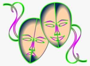 Greek Theatre Masks Png PNG Image | Transparent PNG Free Download on ...