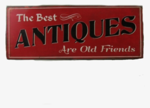 'antiques' Metal Sign, Red, Home & Garden, PNG Image | Transparent PNG ...