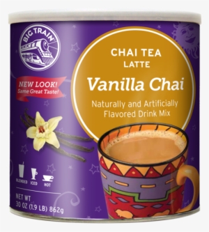 Big Train® Chai Tea Mix - Big Train Spiced Chai 1.9 Pound PNG Image ...