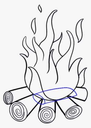 How To Draw A Fire In A Few Easy Steps Easy Drawing - Drawing Of A Fire