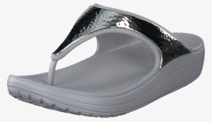 crocs sloane embellished flip flops