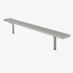 6' Stationary Bench Without Back - Sports Benches PNG Image ...