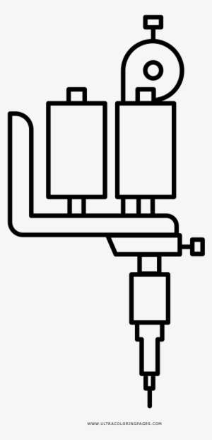 Tattoo Machine Coloring Page - Tattoo Machine PNG Image | Transparent ...