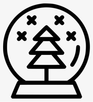 Crystal Ball Gift Snow Tree Comments - Christmas Day PNG Image ...